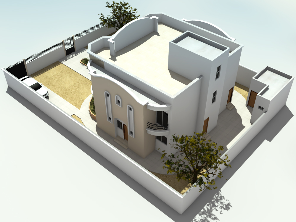 Villa Seynabou Lo — rendu 3D
